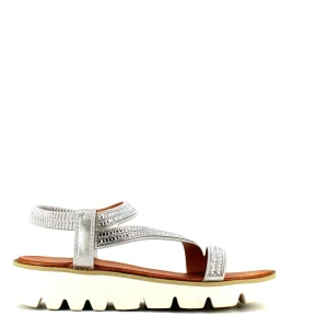 Cinders Shoe Heaven Flat | Wedge Sandals*Heavenly Feet Fresco Sandal Silver