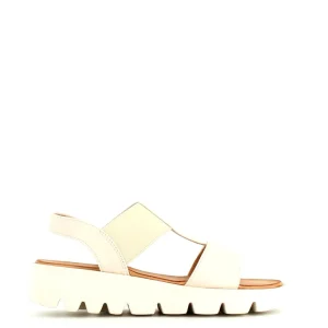 Cinders Shoe Heaven Wedge Sandals*Heavenly Feet Ritz Sandal Stone