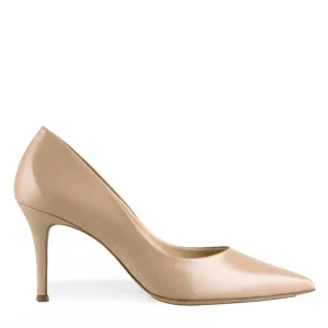 Cinders Shoe Heaven Occasion Shoes*Hogl High Stilleto Court Shoe Nude Patent