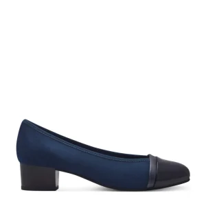 Cinders Shoe Heaven Occasion Shoes | Mid Heel*Jana Classic Court Shoe Navy
