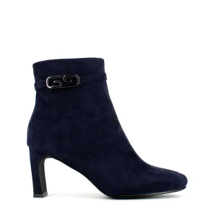 Cinders Shoe Heaven Ankle*Millie & Co Camilla Fine Heel Ankle Boot Navy
