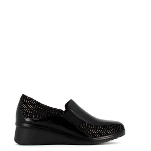 Cinders Shoe Heaven Wedge*Pitillos Classic Wedge Shoe Black