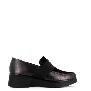 Cinders Shoe Heaven Wedge*Pitillos Leather Wedge Shoe Black