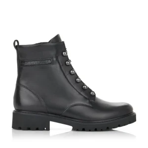 Cinders Shoe Heaven Casual Ankle | Ankle*Remonte Military Style Ankle Boot Black