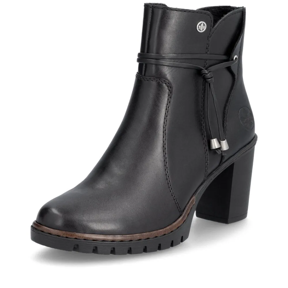 Cinders Shoe Heaven Casual Ankle | Ankle*Rieker High Heel Platform Ankle Boot Black