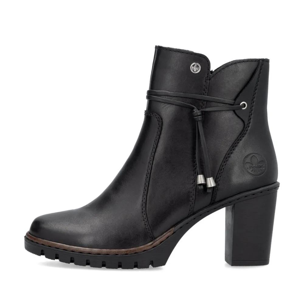 Cinders Shoe Heaven Casual Ankle | Ankle*Rieker High Heel Platform Ankle Boot Black