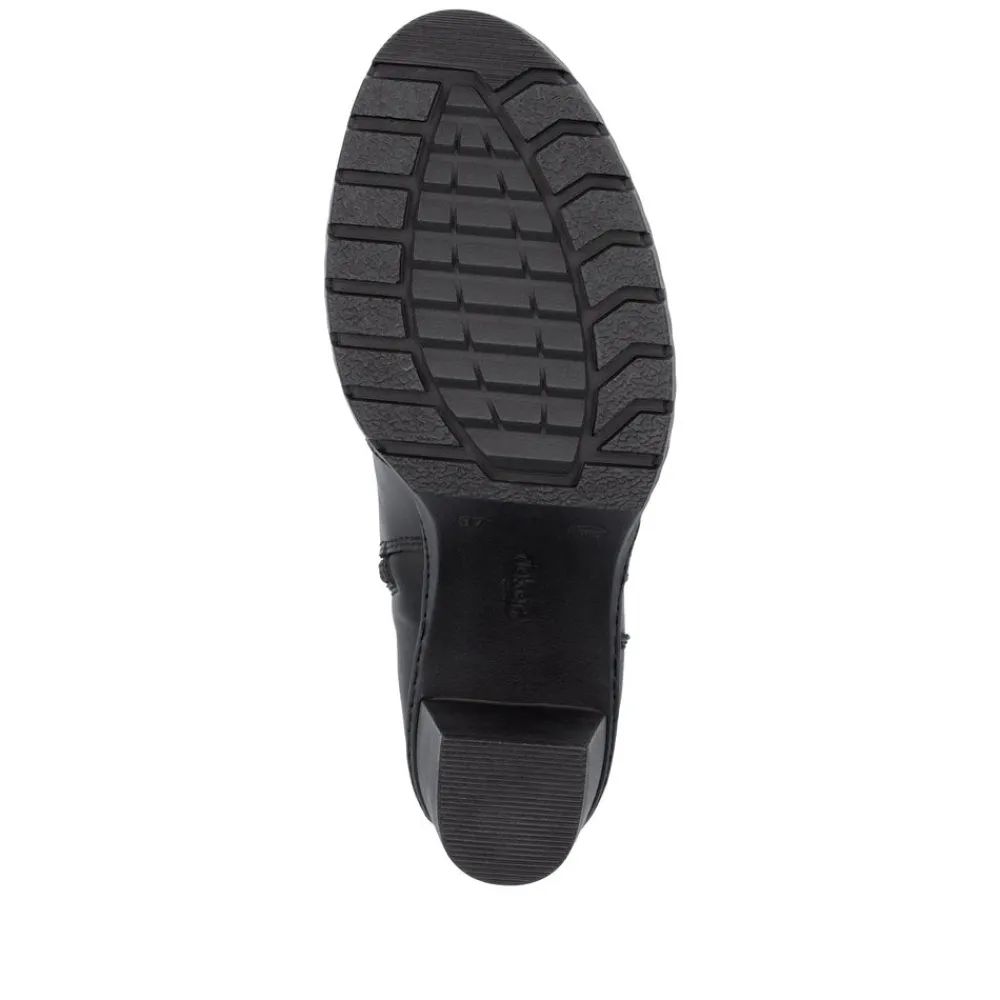 Cinders Shoe Heaven Casual Ankle | Ankle*Rieker High Heel Platform Ankle Boot Black