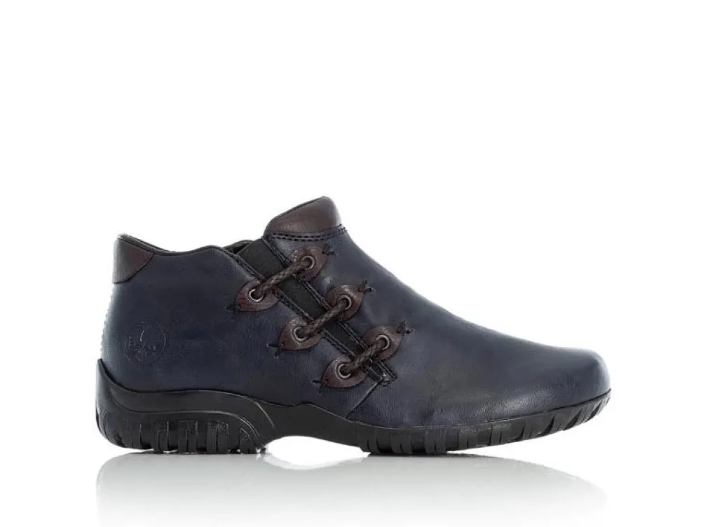 Cinders Shoe Heaven Casual Ankle | Ankle*Rieker Low Ankle Boot Navy