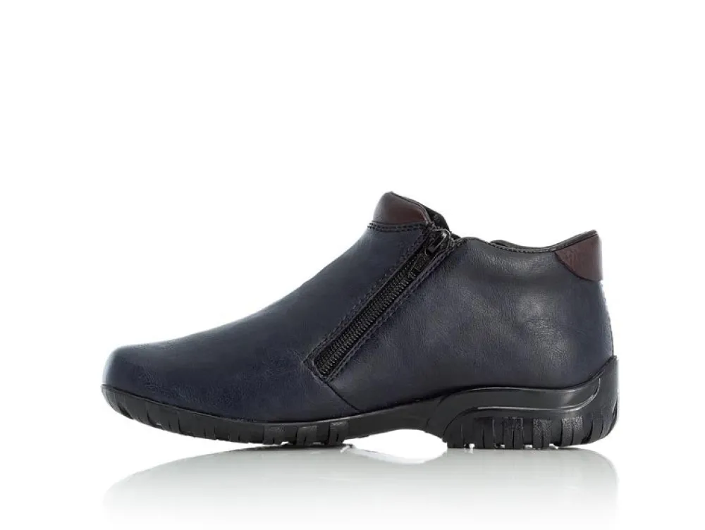 Cinders Shoe Heaven Casual Ankle | Ankle*Rieker Low Ankle Boot Navy