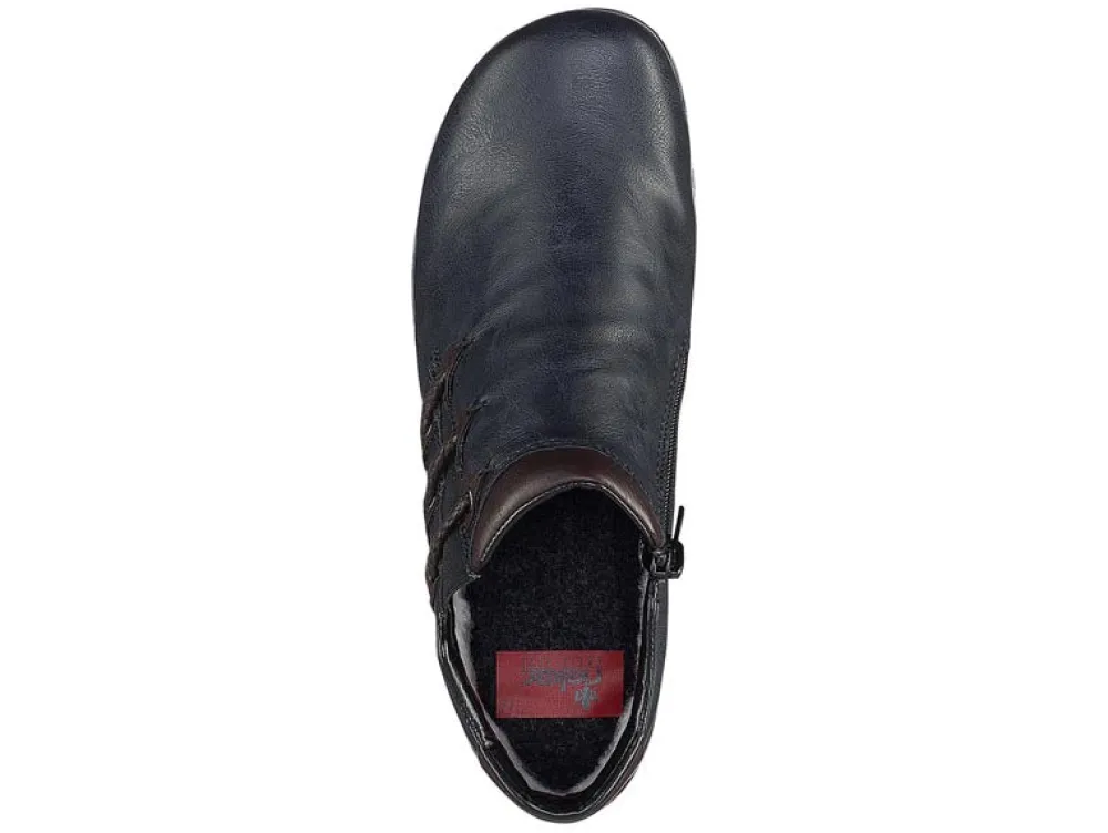 Cinders Shoe Heaven Casual Ankle | Ankle*Rieker Low Ankle Boot Navy