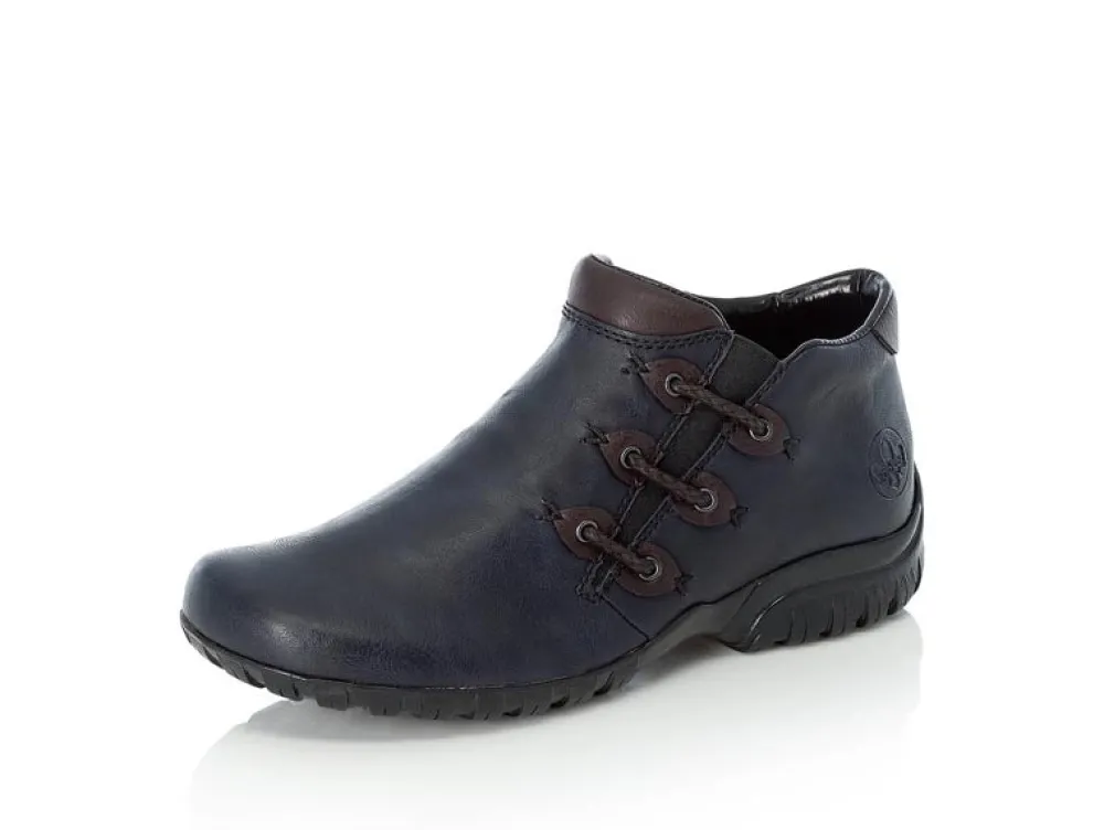 Cinders Shoe Heaven Casual Ankle | Ankle*Rieker Low Ankle Boot Navy